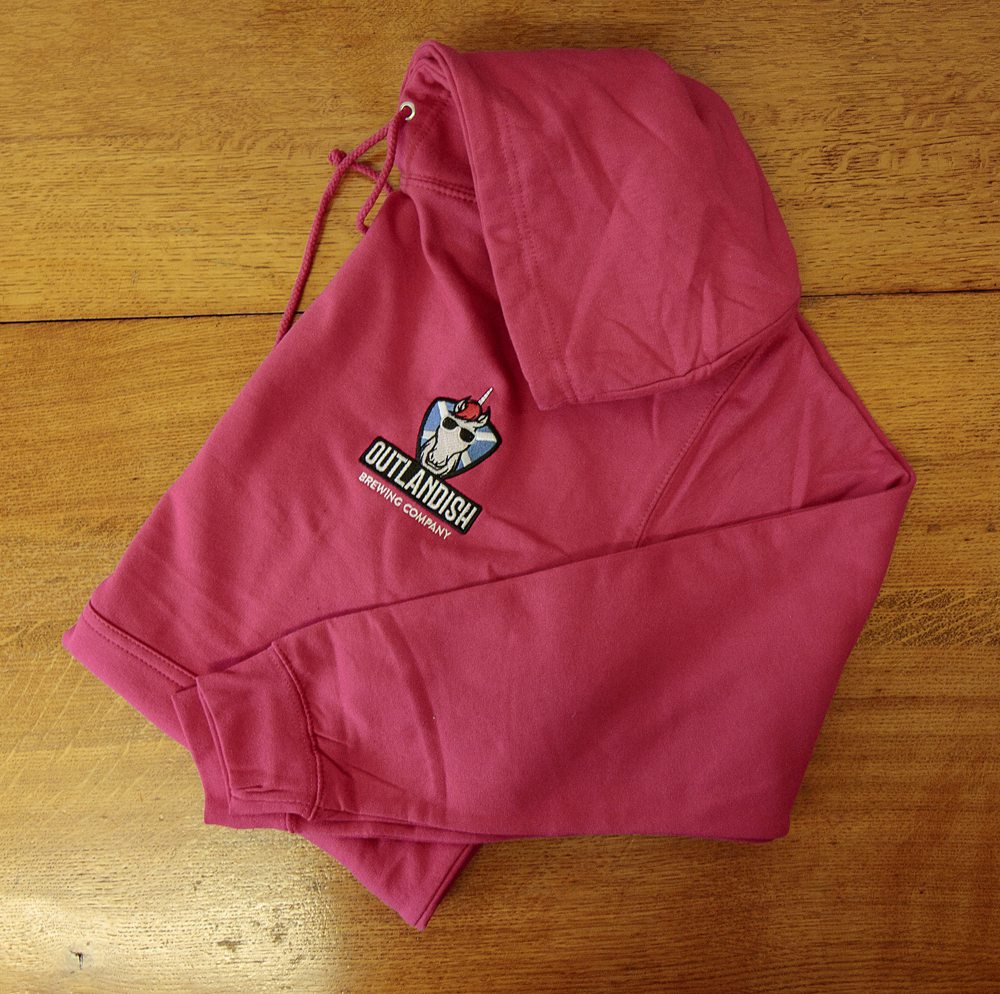Outlandish Hoodie (pink) - Outlandish Brew Co